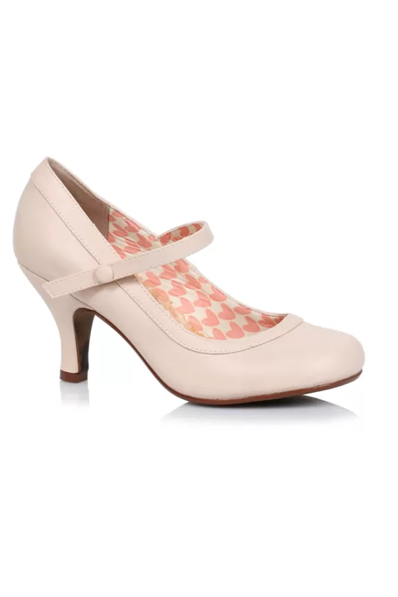 Bettie Page Shoes | Bettie Heels (Nude) By