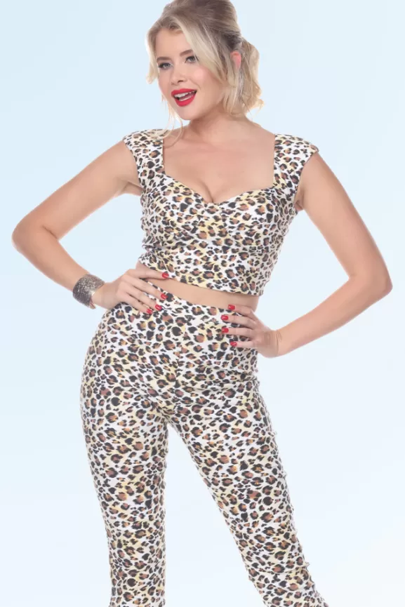 Bettie Page Tops | Bettie Top (Leopard) By