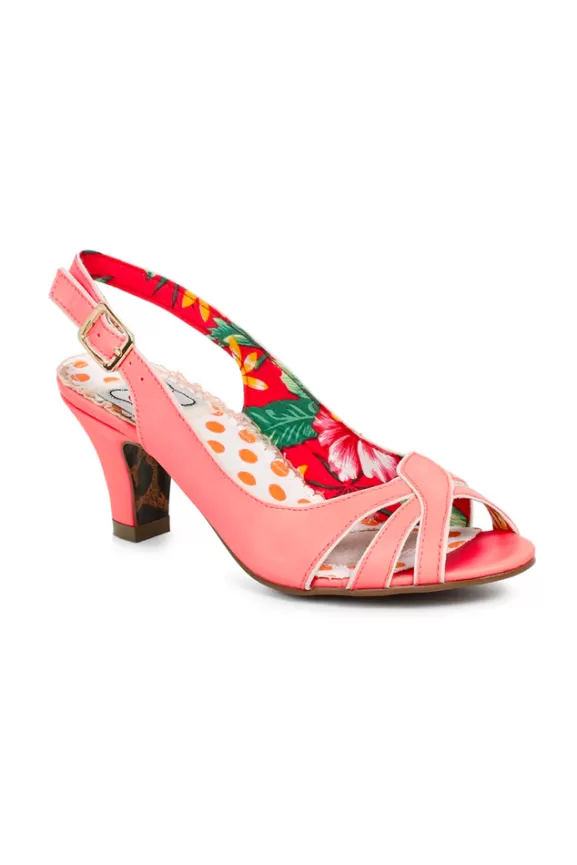 Bettie Page Shoes | Cara (Peach) By