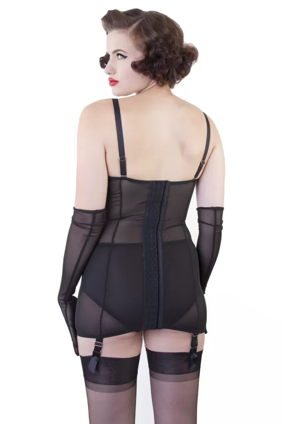 Bettie Page Girdles | Curve Creator Slip (Black) By