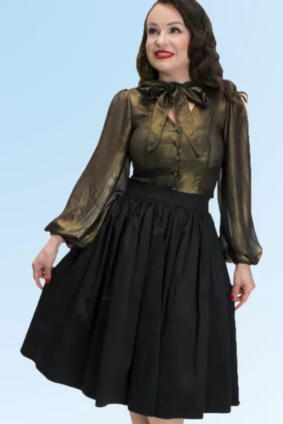 Bettie Page Skirts | Ellie Skirt (Black) By