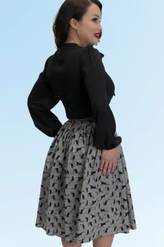 Bettie Page Skirts | Ellie Skirt (Kitty Kat) By