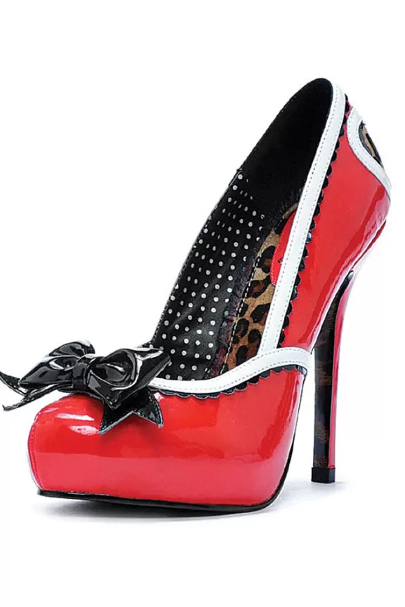 Bettie Page Shoes | Ginger (Red) By