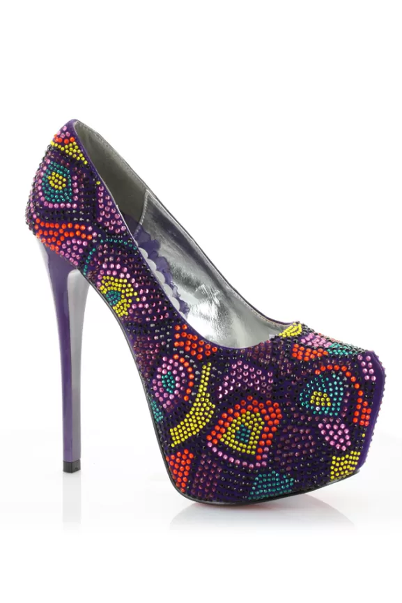 Bettie Page Shoes | Harper (Purple) By