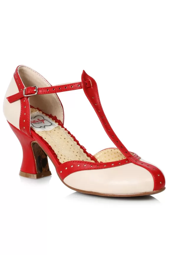 Bettie Page Shoes | Lilyan (Red) By