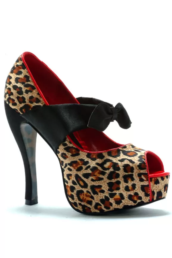 Bettie Page Shoes | Logan (Leopard) By