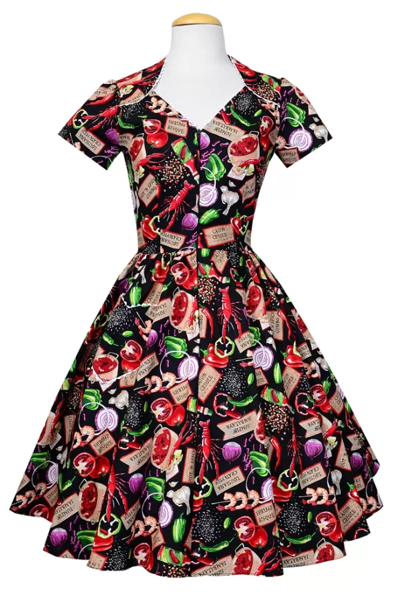 Bettie Page Bettie Page X Bernie Dexter | Lylian Dress (Gumbo)