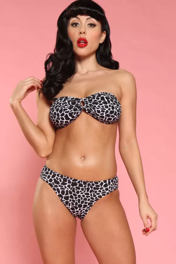 Bettie Page Swimwear | Mosaic Bandeau/Bikini