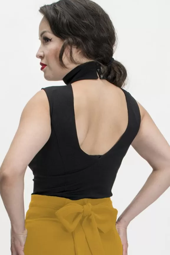 Bettie Page Tops | Nicole Top (Black)