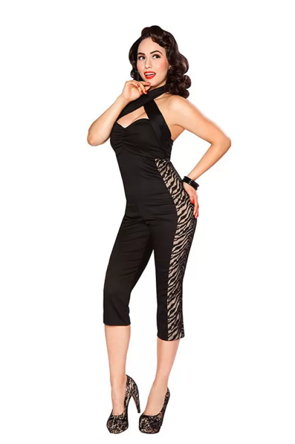 Bettie Page Jumpsuit | On The Wild Side Jumpsuit By