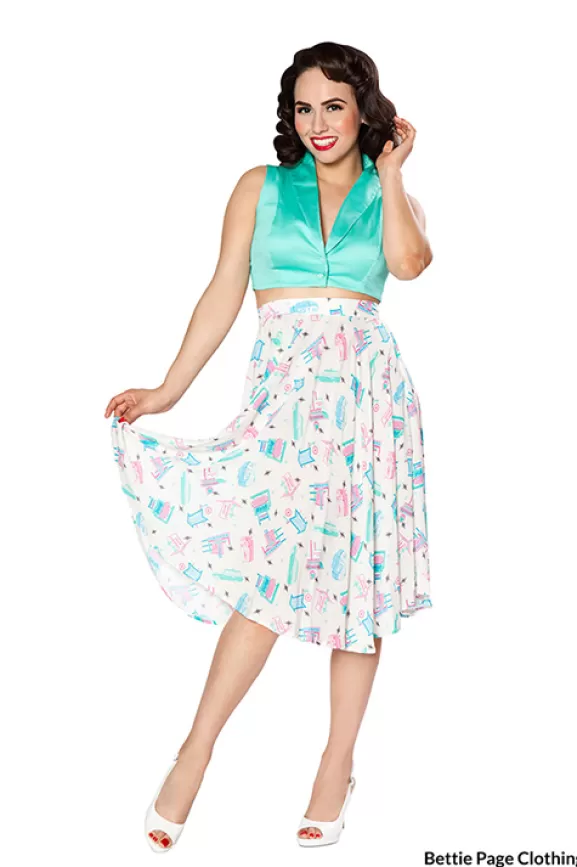 Bettie Page Tops | Tucson Top (Mint) By