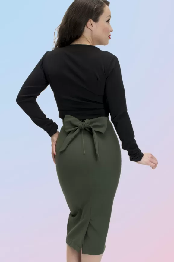 Bettie Page Skirts | Valerie Skirt (Olive) By