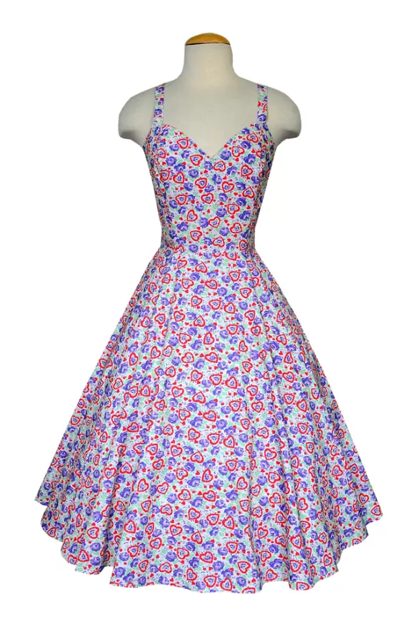 Bettie Page Bettie Page X Bernie Dexter | Vera Dress (Hearts Desire)